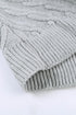 Strapped Cut Out Shoulder Turtleneck Sweater
